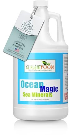 GS Plant Foods Ocean Magic Liquid Fertiliser, Liquid Plant Food for Mineral Health Improvement, Sea Minerals for Lawn, Turf, Gardens & House Plants