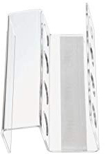 MAUL Stiftehalter transparent Acryl Organizer glasklar fürs Büro | schneller Zugriff auf Lieblingsstifte, aufgeräumter Schreibtisch, klare Optik für jeden Arbeitsplatz, standfestes Acryl