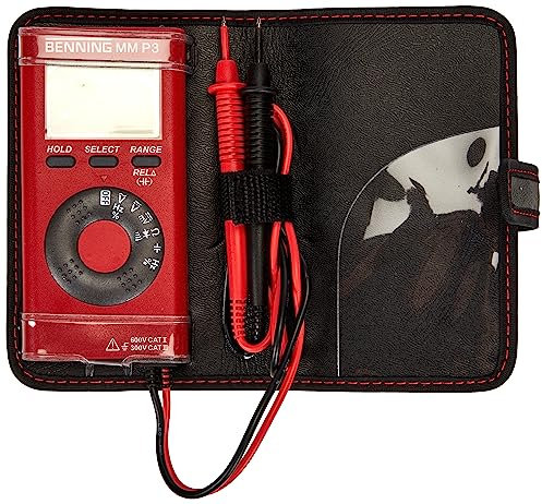 BENNING 044084 MM P3 Digital-Multimeter im Pocketformat, Rot