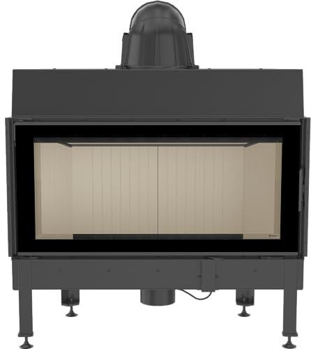 Kamineinsatz aus Stahl Nadia 14 kW Ø 200