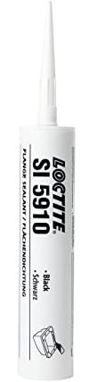 LOCTITE SI 5910, Silikon zum Abdichten von flexiblen Flanschen, ölbeständige Dichtung auf Basis von Silikon, Silikon-Klebstoff für Gehäusedeckel und Ölwannen, 1x300ml