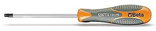Beta 1297TX 45 - Chiavi maschio con impugnatura, per viti con impronta Torx cromate, punte nere