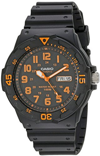 Casio MRW200H-4BV - Men's Watch, Plastic Strap, Black/Black, Strip