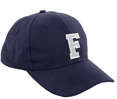MFAZ Morefaz Ltd Ragazzo Bambino Cappello da Baseball di Stile Junior A-Z Lettera Ragazze Bambino Bambini Nave (F)