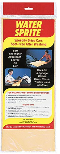 S.M. Arnold Water Sprite PVA Drying Cloth 7 Sq. Ft. – Fast Drying Chamois for Car Detailing | Cleans and Dries Finished Surfaces | Safe for Cars, Trucks, Motorcycles, RVs, Home, Garage, Office & More