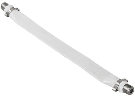 Hama 00122492 Fensterdurchführung (F-Kupplung auf Kupplung) weiß
