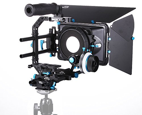 Fotga DP500IIS PRO pour appareil photo réflex numérique-Kit vidéo A/B Coque Follow arrêt rapide Focus pour appareil photo réflex numérique Tiges de 15 mm-Rail Rig Support à fromage socle DP3000 M4 numérique Kit pour tout appareil photo DSLR et caméscope
