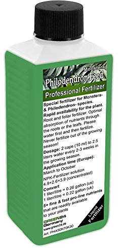 GREEN24 Philodendron, Monstera Liquid Fertilizer, Feed, Plant Food NPK for Monstera and Philodendron species