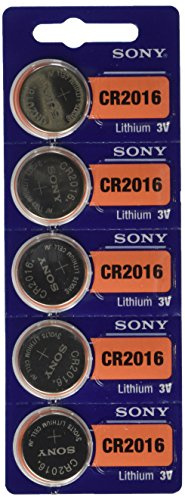 Sony CR2016 3 Volt Lithium Manganese Dioxide Batteries, Genuine Sony Blister Packaging (10 Pieces) by Sony Corporation
