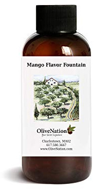 OliveNation Mango Flavor Fountain, Low Sugar Water Soluble Beverage Flavoring for Ice Cream, Frozen Treats, Smoothies, Soda, Non-GMO, Gluten Free - 16