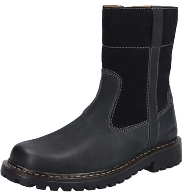 Josef Seibel Chance, Herren Combat Boots, Schwarz (600 schwarz), 43 EU