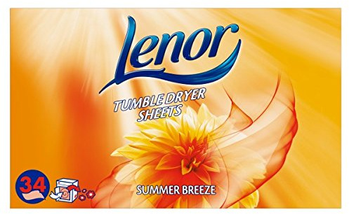 Lenor Tumble Dryer Sheets Summer 34Pk