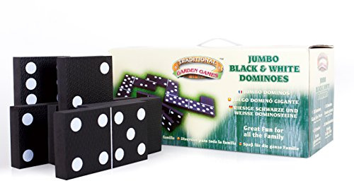 XXL Domino In- und Outdoor mit weichen Spielsteinen 10 x 18 cm