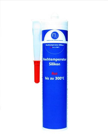 MW Hochtemperatur Silikon Ofen Motor Dichtmasse bis 300°C rot 300ml