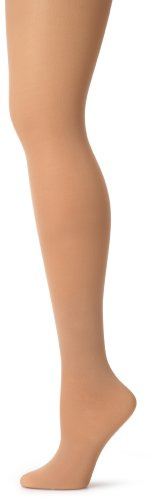 Capezio Ca1Ev 126 - Mallas ajustadas ultra suaves con pies, color rosa ballet, talla S/M