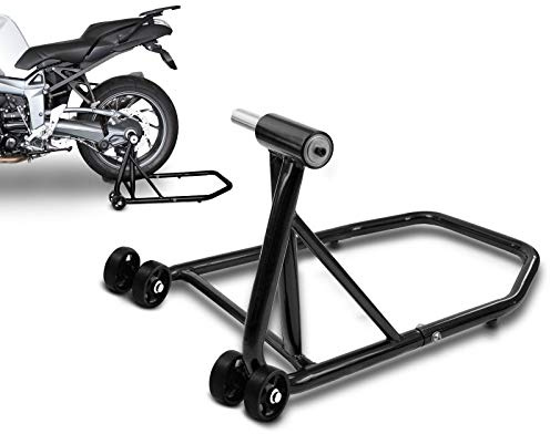 ConStands – Einarm Montageständer Kompatibel mit BMW K 1300 GT 09-12 Schwarz Hinterrad Single Classic Motorrad inkl. Adapter