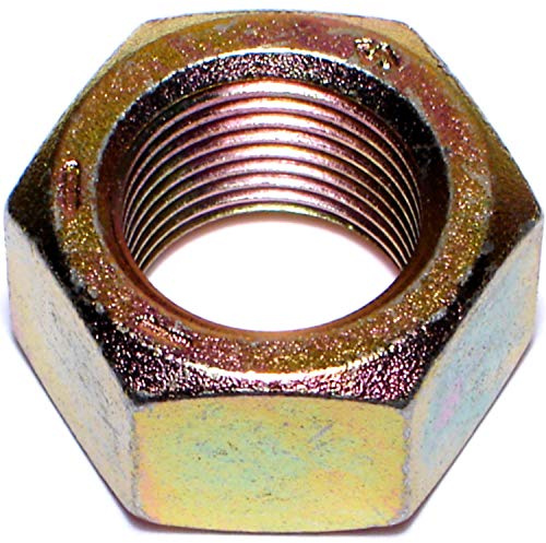 Hard-to-Find Fastener 014973261993 Grade 8 Fine Hex Nuts, 7/8-14, Piece-5, Yellow