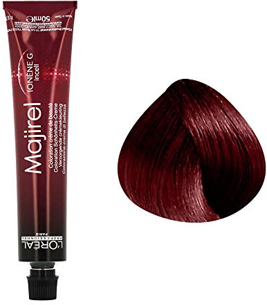 L'Oréal Majirel C4,55 Mittelbraun Tiefes Mahagoni Carmilane, 1er Pack (1 x 50 ml)