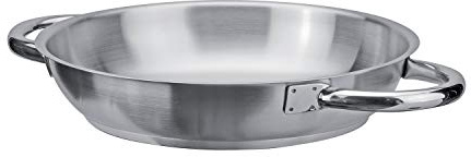 PIAZZA Tegame in Acciaio Inox - Collezione Chef - Diametro 20Cm