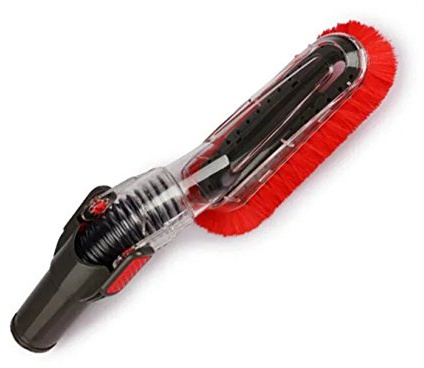 GIBTOOL 32mm(1-1/4inch) Flexible Soft Vacuum Dusting Brush Perfect for Cleaning Furniture, High Space, Ceiling Vacuum Cleaner Accepting 1 1/4 Inner Diameter attachments.