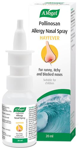 A.Vogel Pollinosan Allergy Hayfever Nasal Spray | Runny, Itchy & Blocked Noses | 220 Sprays per Bottle | Preservative-Free | Suitable for Children | 20ml
