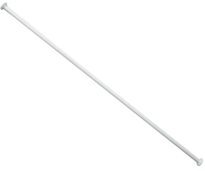 Alu Duschvorhangstange Weiß von bis 70-120 cm Duschstange Teleskopstange Klemmstange für Badewannen Duschen