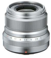 Fujifilm XF23 mm F2 R Weather Resistant Lens, Silver