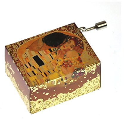 Fridolin 58122 Spieluhr Arabesque/Klimt - Der Kuss