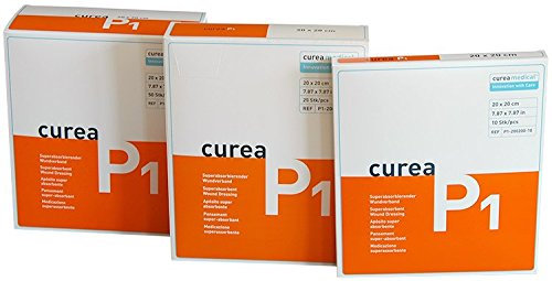 CUREA P1 Superabsorb.Wundverband 10x10cm, 25 St