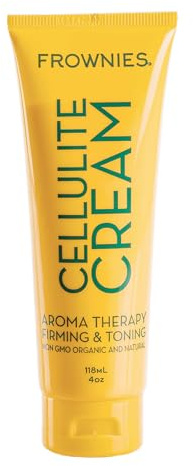 Frownies Aroma Therapy Cellulite Cream- Skin Firming And Tightening Lotion - Ultra Hydrating Body Moisturizer & Firming Lotion - Improve Appearance of Thighs, Under Arms And Tummy, 4oz