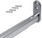 Gedotec Schrankrohr ausziehbar 60-90 cm I TELEMAGIC I Kleiderstange 600-900 mm Silber I flexible Teleskop-Stange Stahl 22 x 15 mm I Premium Aufhänger I Schrankstange für Wandmontage