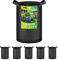iPower Sac de Culture en Tissu pour Pot d'aération, Noir, 10 litres