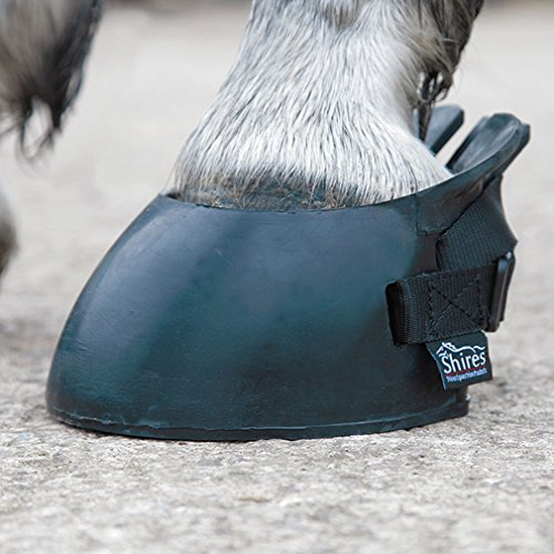 Shires Temporary Shoe Boot-Black 3 (XL)