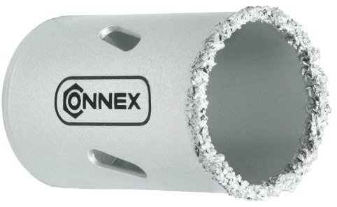 Connex COXT975733 Scie à guichet couronne pulvérisée HM, Argent, 33 mm