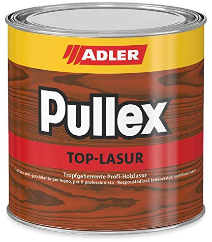 ADLER Pullex Top-Lasur - 5 L Sipo - Tropfgehemmte Holzlasur in Profi-Qualität für Holz außen - Lasur in verschiedenen Holzfarbtönen