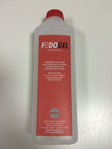 Fertan 0,5 Liter FEDOGEL ROSTENTFERNER KORROSION ENTFERNEN ENTROSTEN PKW Garten Auto Haus Eisen USW.