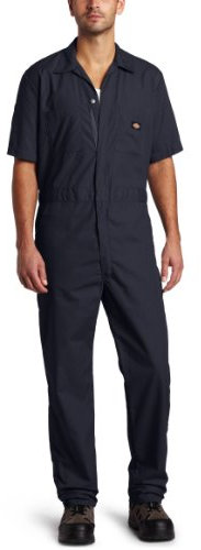 Dickies Men's Short-Sleeve Coverall, Dark Navy, M Shorts