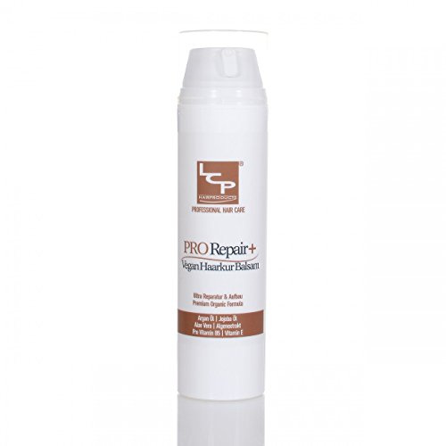 LCP Hairproducts Haarkur Haarmaske Balsam, Pflege & Reparatur bei strapaziertem Haar Vegan, 200 ml