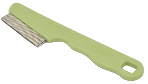 Coastal Pet Safari Double Row Comb - Helps Dry Skin - For Flea Prevention and Detection in Pets with Short and Long Hair