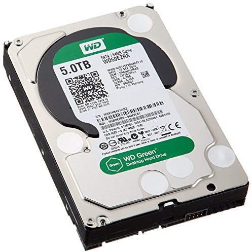 Western Digital Interne Festplatte (8,9 cm (3,5 Zoll), 5 TB, SATA, Intellipower, Grün