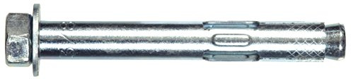 Hillman 50 Pcs Hex Head Sleeve Anchors (3/8 x 1-7/8) | Concrete & Masonry Expansion Anchors | Zinc-Plated Steel Heavy Duty Fasteners for Brick, Block & Concrete Mounting
