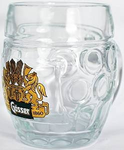 Gösser Mugs, Beer Glasses New, Set of 6 Pieces Pint, Goesser Mugs Beer Glasses