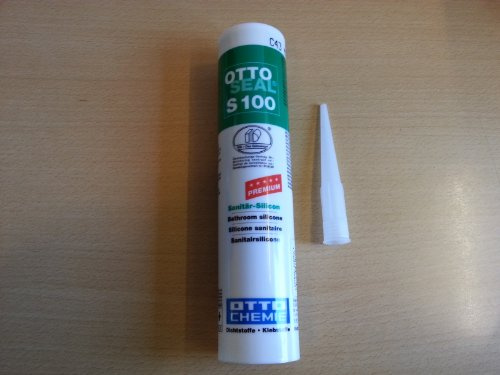 1 Stück Sanitär-Silikon MANHATTAN C43 300 ml OTTO Chemie OTTOSEAL S 100 Silicon BAD