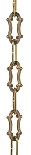 B&P Lamp® Cast Brass Antique Style Chain