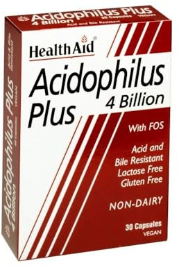 HealthAid Acidophilus Plus 4 Billion Verica's Capsules, Pack of 30 Capsules