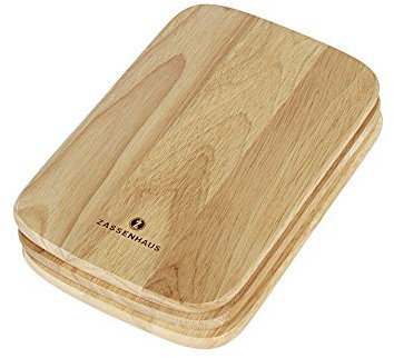 Zassenhaus Frühstücksbrettchen, Gummibaum 50004 Holz