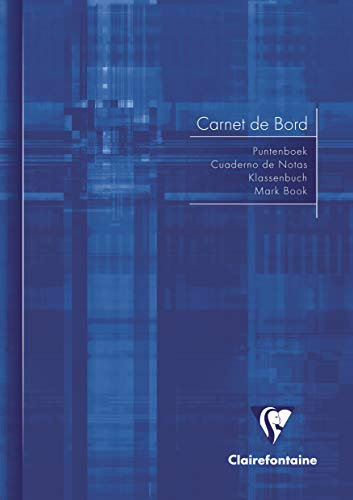 Clairefontaine 3689C - Packung mit 10 Lot de 10 Klassenheft / Anwesenheitsheft für Lehrer ideal zur Übertragung von Schulnoten, DIN A5 14,8x21 cm 20 Blatt mikroperfortiert 110g farbig sortiert, 1 Pack