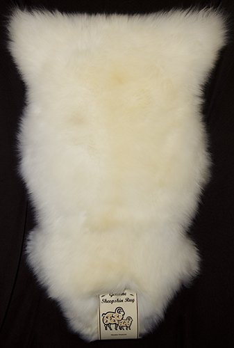 Premium Leather Heritage – Alfombra de Piel de Oveja Natural, Piel sintética Piel de Borrego, Beige, niño