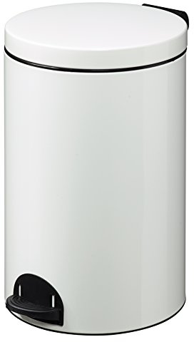 Poubelle 20L Elora Blanc