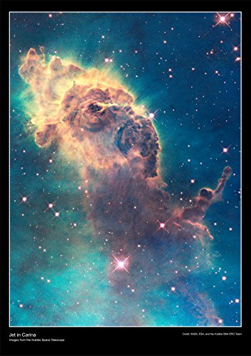 Hubble Teleskop-Poster, Jet im Carina-Nebel, hochwertiges Poster, laminiert, DS14, Papier, a2